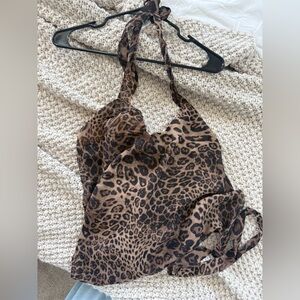 Princess Polly leopard top size US 10